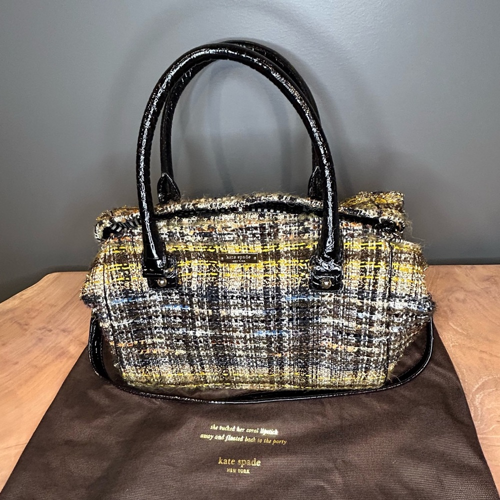 Kate Spade Carnegie Hall Metallic Tweed Sloan Bag